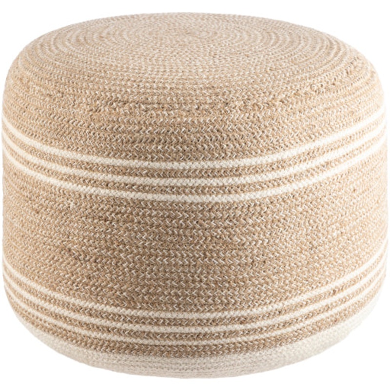 Frankfurt 14″H x 18″W x 18″D Textured Pouf