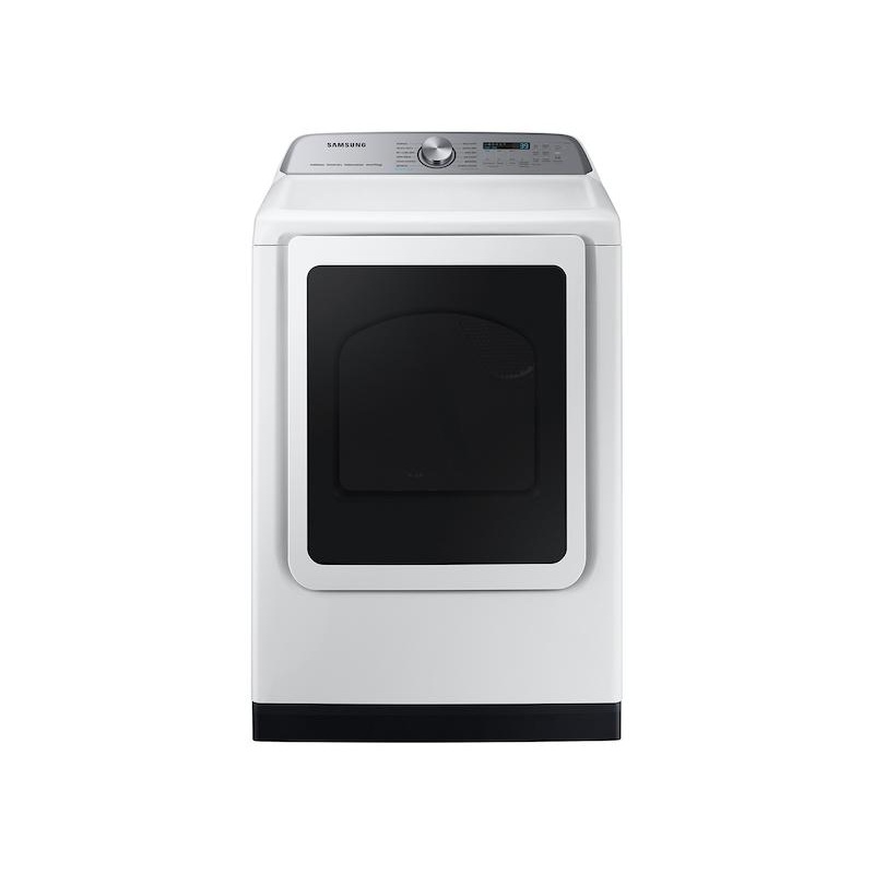 Samsung DVE55CG7100W 7.4 Cu. Ft. Smart Electric Dryer With Steam Sanitize+ In White