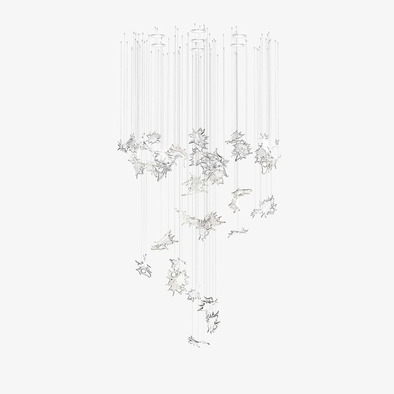 Dancing Leaves Chandelier