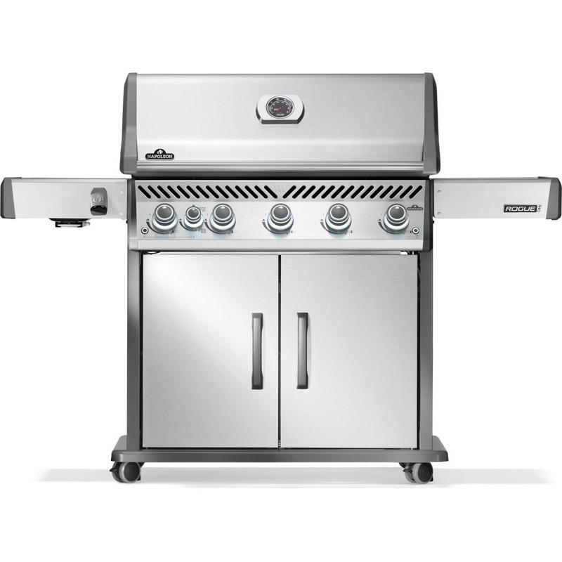 Napoleon Bbq RP625SIBNSS2 Rogue Pro 625 Sib With Infrared Side Burner , Natural Gas, Stainless Steel
