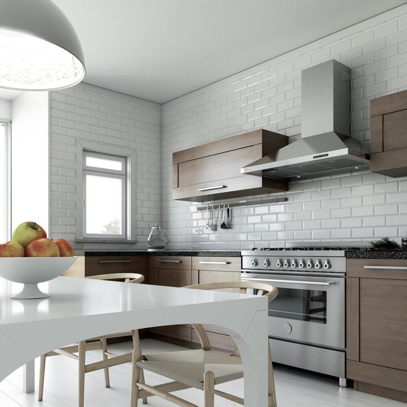Xo Appliance XOV48KSE 48″ 1000 Cfm Italian Made Wall Chimney Range Hood Stainless
