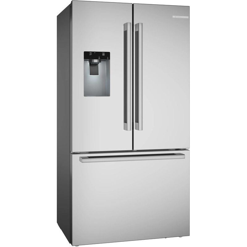 Bosch B36CD52SNS 500 Series French Door Bottom Mount Refrigerator 36″ Stainless Steel (With Anti-Fingerprint), Total No Frost