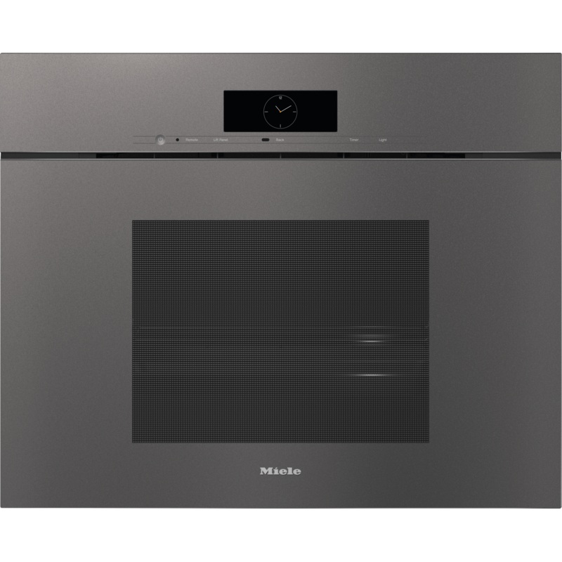 Miele DGC7880XGG Dgc 7880X Graphite Grey – 30″ Handleless Combi-Steam Oven Xxl For Steam Cooking, Baking, Roasting With Roast Probe + Menu Cooking.