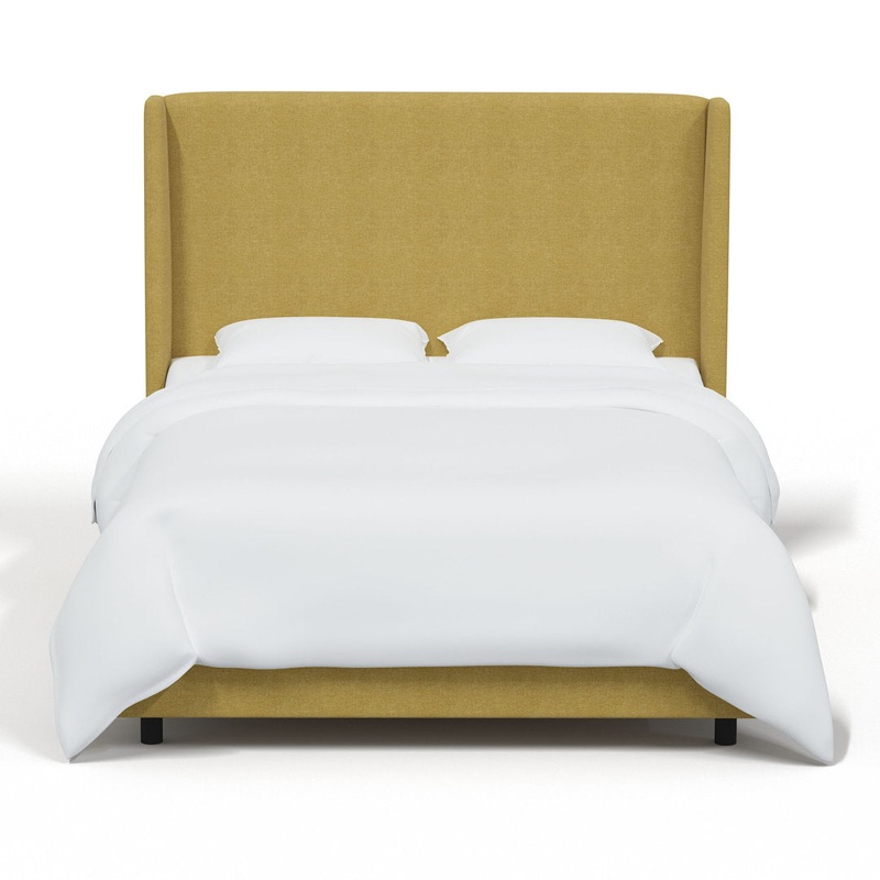 Tilly Upholstered Bed Joss & Main Color: Zuma Golden Textured Linen Size: California King