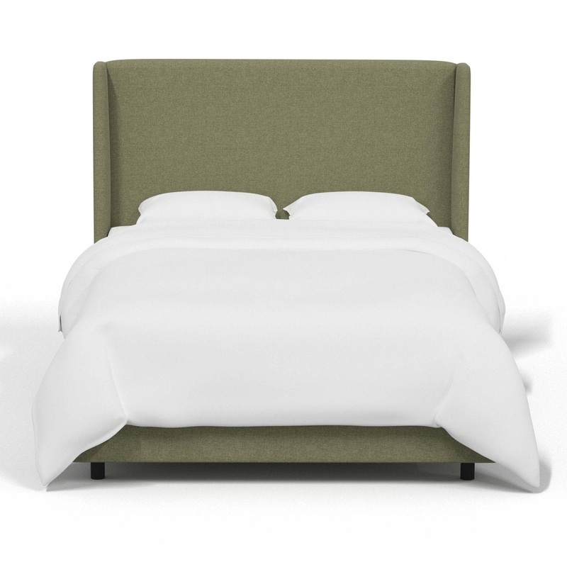 Tilly Upholstered Bed Joss & Main Color: Zuma Laurel Textured Linen Size: California King
