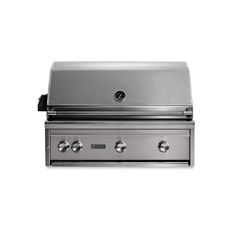 Lynx L36ATRLSLP 36″ Built-In Grill – All Trident W/ Rotisserie – Limestone
