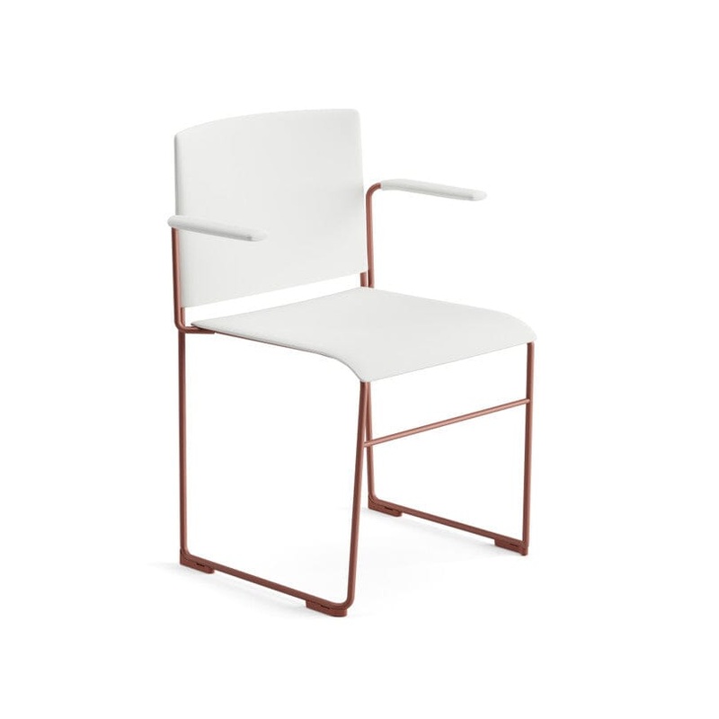 Stacy Sled Chair with Armrests