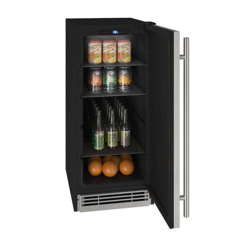 U-Line UHRE115SS01A Hre115 15″ Refrigerator With Stainless Solid Finish (115 V/60 Hz)