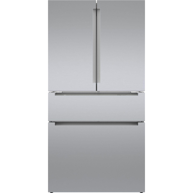 Bosch B36CL80ENS 800 Series, French Door Bottom freezer, multi door, 36”, Brushed steel (with anti-fingerprint)