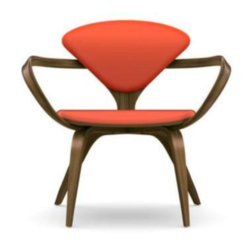Cherner Lounge Arm Chair – Upholstered Seat and Back