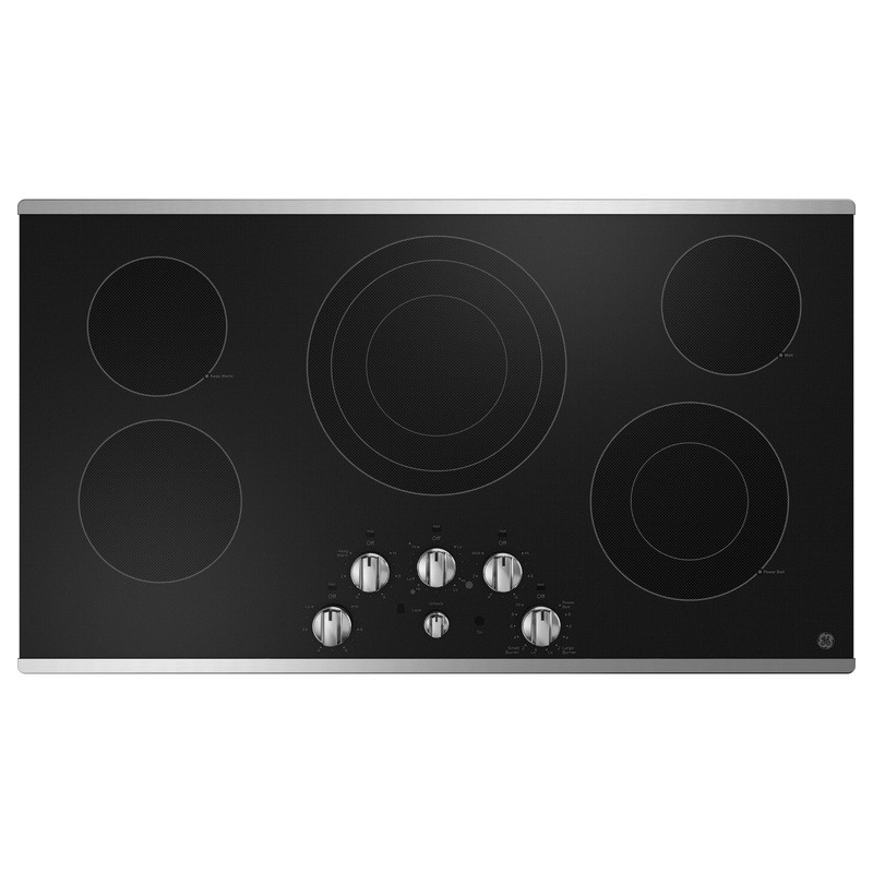 Ge Appliances JEP5036STSS Ge 36″ Built-In Knob Control Electric Cooktop