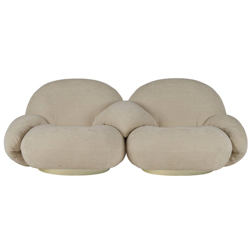 Pacha Modular Sofa  2 Seater With Armrests And Middle Armrest