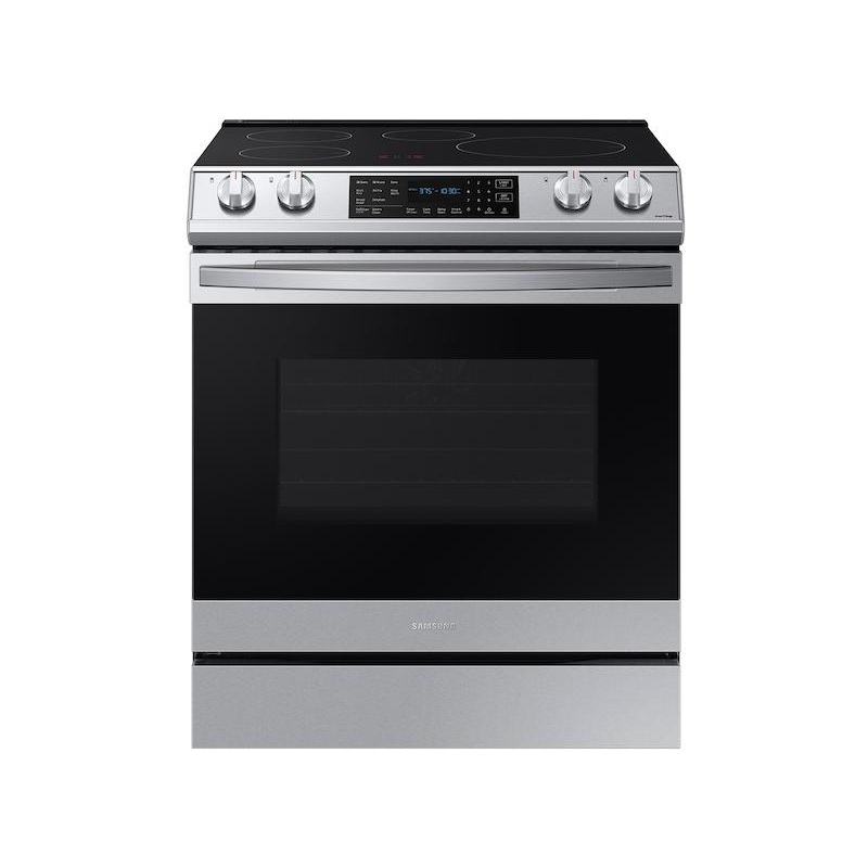 Samsung NE63B8611SS 6.3 Cu. Ft. Smart Instant Heat Induction Slide-In Range With Air Fry & Convection+ In Stainless Steel