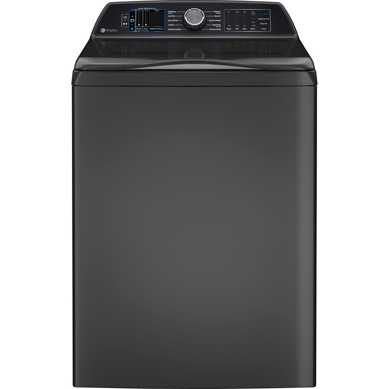 Ge Appliances PTW900BPTDG Ge Profile 5.4 Cu. Ft. Capacity Washer With Smarter Wash Technology And Flexdispense