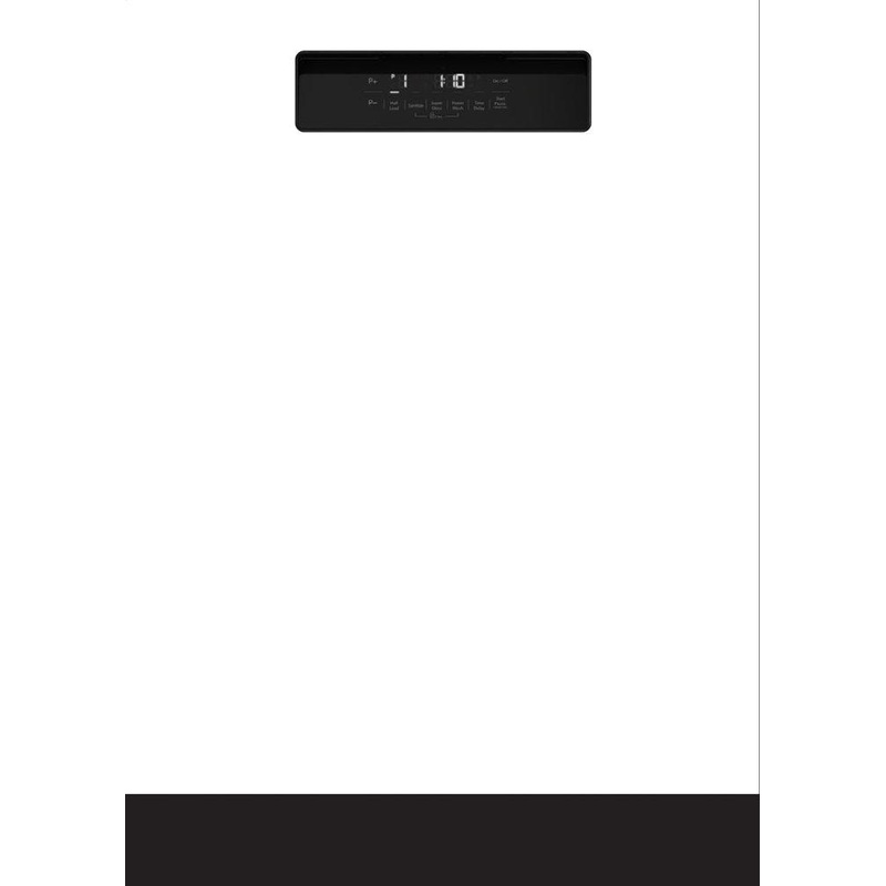 Blomberg Appliances DWT52600WIH 24in Dishwasher White w/ integrated handle 48dBA front control 6 cycle