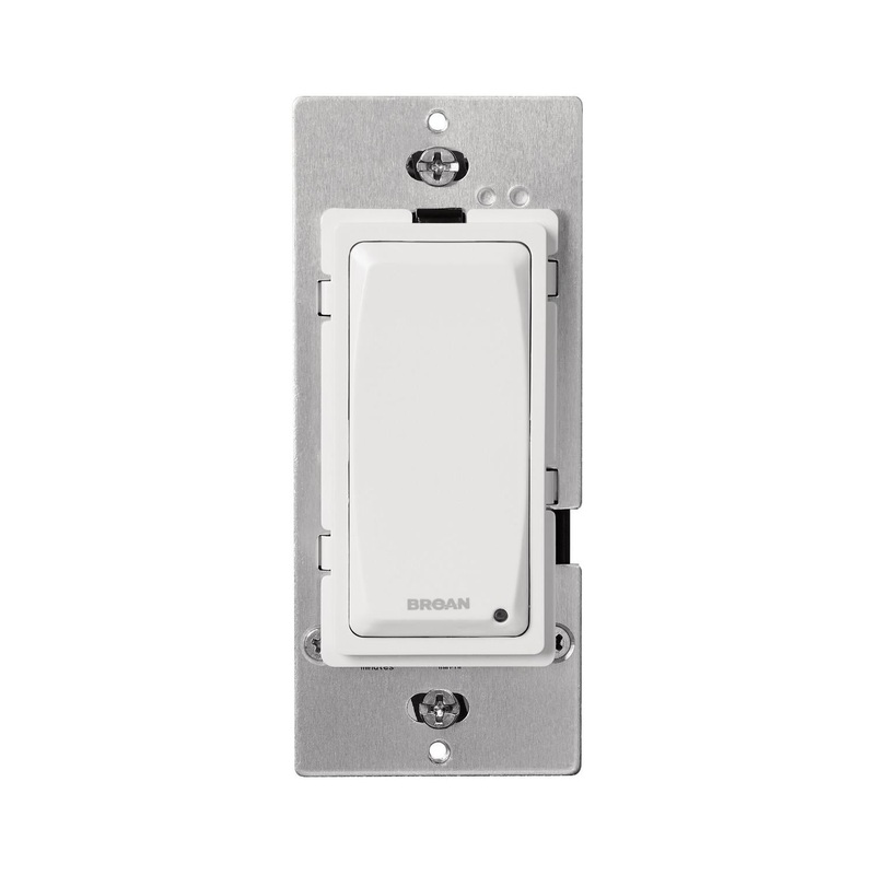 DT100W Broan-NuTone Exhaust Vent Fan Delay-Off Wall Control/Timer, White