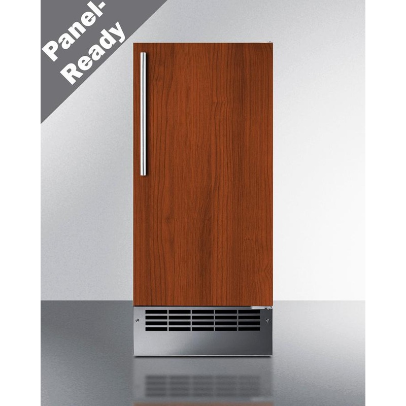 Summit BIM26H34IF 15″ Wide 25 Lb. Drain-free Icemaker (panel Not Included)