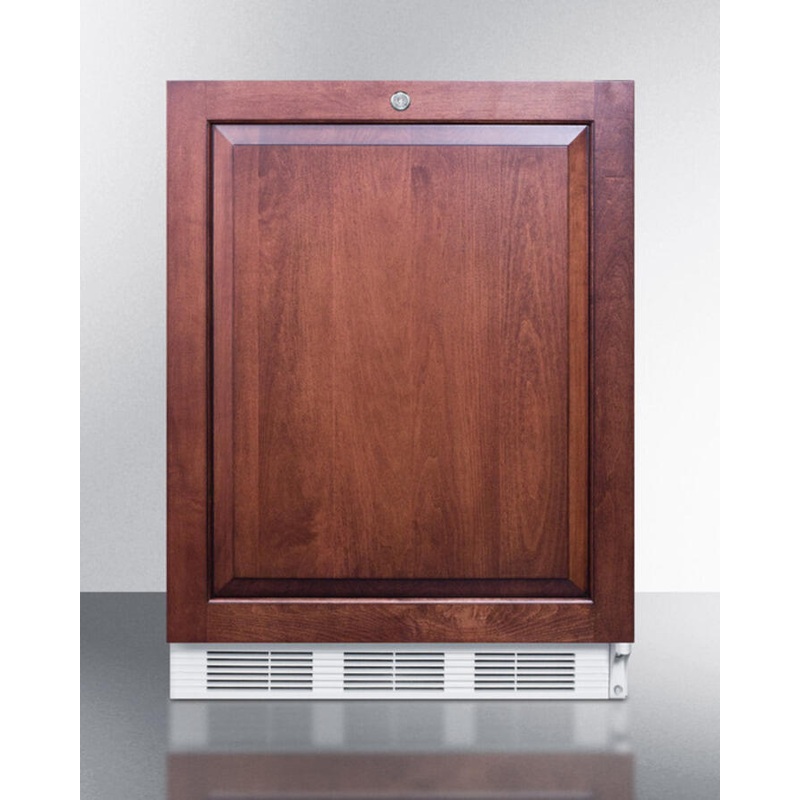 Summit FF7LBIIFADA Ada Compliant Built-In Undercounter All-Refrigerator For General Purpose Or Commercial Use, Auto Defrost W/Lock And Integrated Door Frame For Overlay Panels