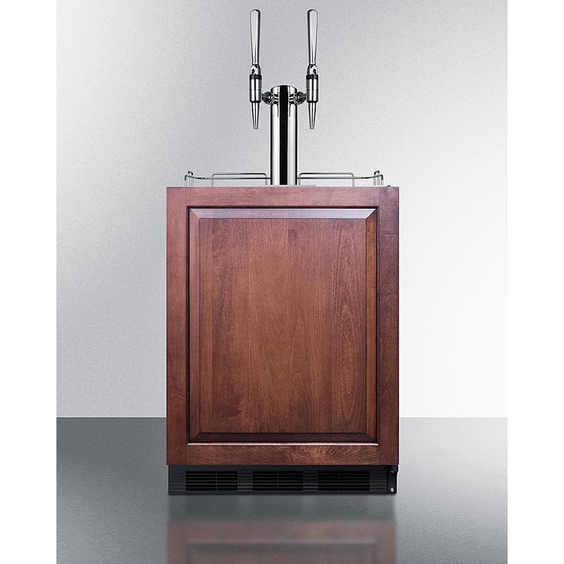 Summit SBC58BLBIADAIFNCFTWIN 24″ Wide Built-in Nitro Coffee Kegerator, ADA Compliant (panel Not Included)