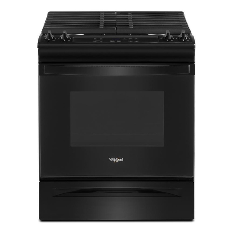 Whirlpool WEG515S0LB 5.0 Cu. Ft. Whirlpool Gas Range with Frozen Bake Technology