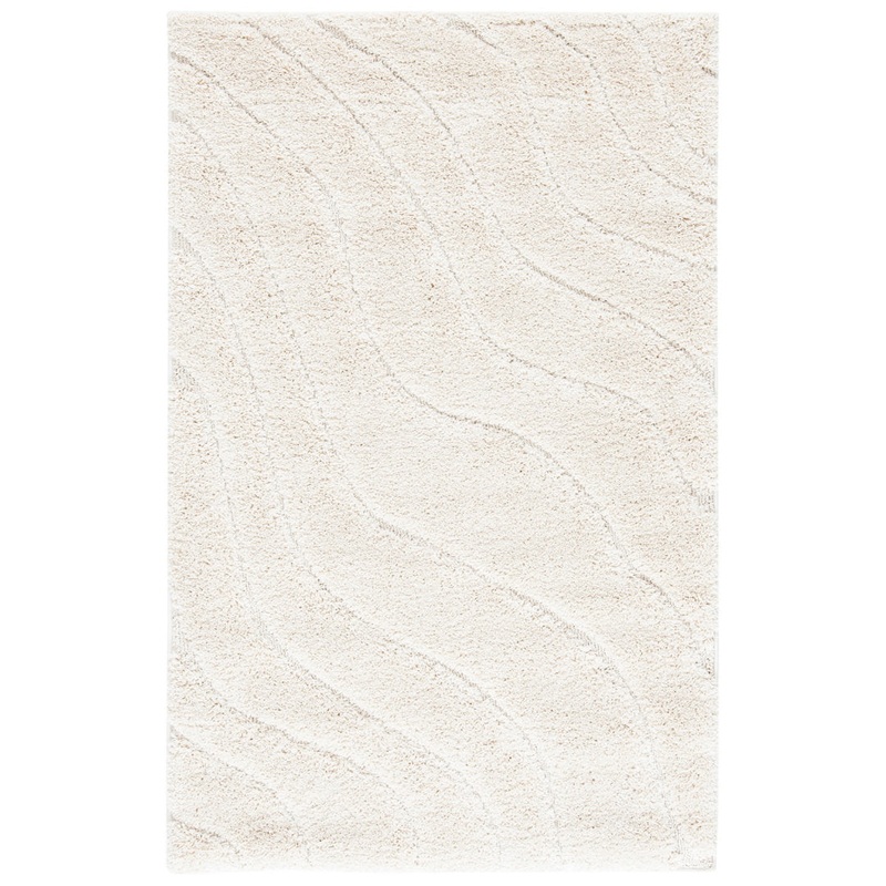 Ashal Abstract Cream Area Rug Wade Logan Rug Size: Rectangle 2’3″ x 4′