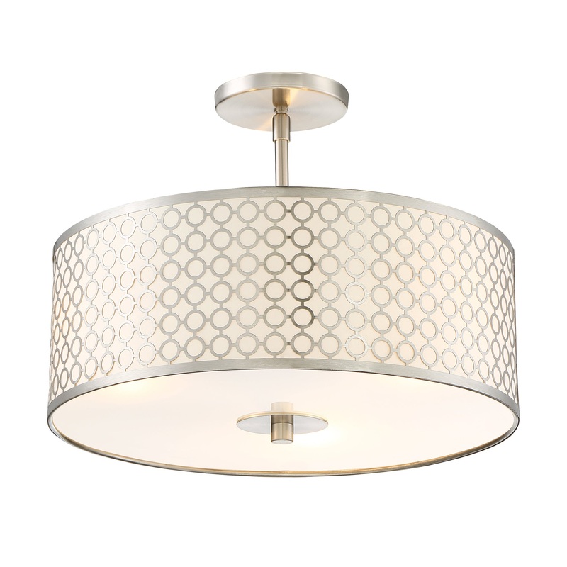 Dots Semi Flush Mount