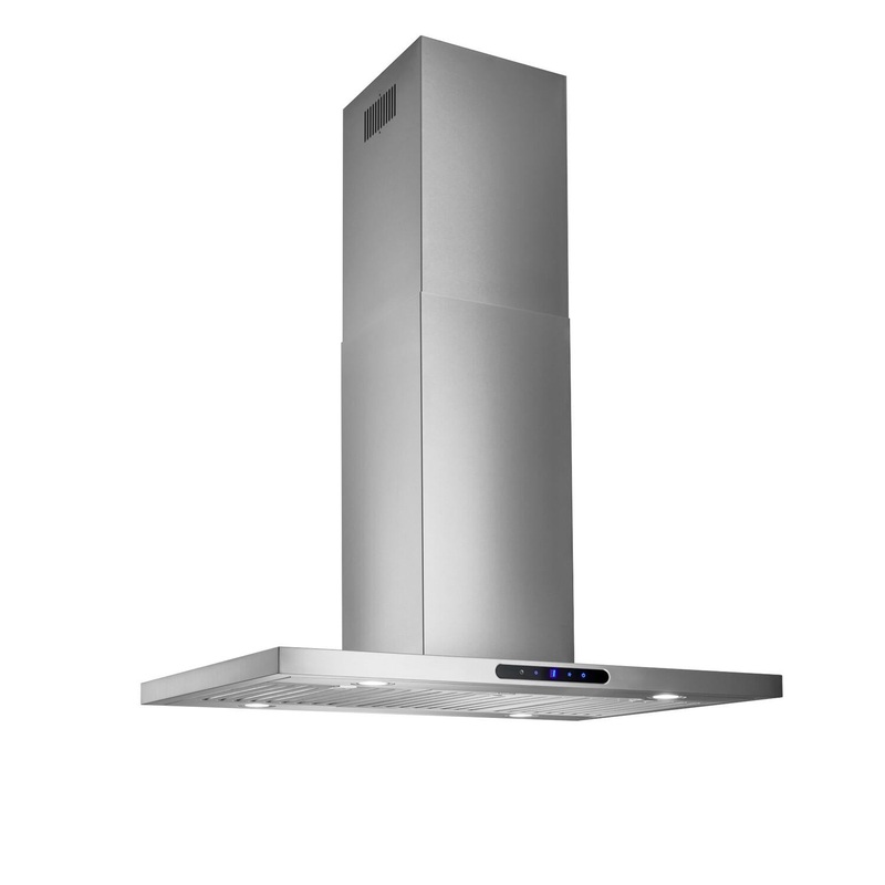 EIT1366SS Broan Elite 36-Inch T-Style Island Range Hood, 640 Max Blower CFM, Stainless Steel, w/ Code Ready Technology