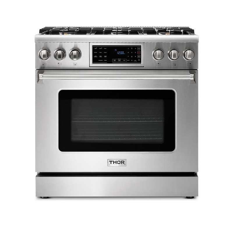 Thor Kitchen TRG3601 36 Inch Tilt Panel Professional Gas Range – Trg3601 / Trg3601Lp