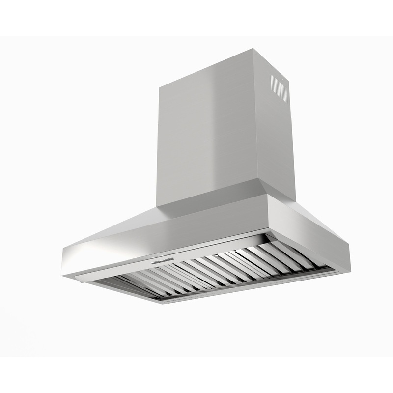 Xo Appliance XOVV230SC 30In Pro Wall Chimney Hood Ss Straight Lip 600/395 Cfm