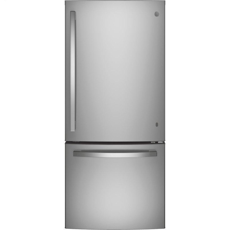 Ge Appliances GBE21DYKFS Ge Energy Star 21.0 Cu. Ft. Bottom-Freezer Refrigerator