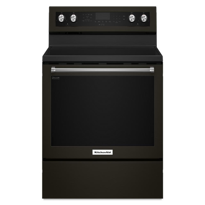 Kitchenaid KFEG500EBS 30-Inch 5-Element Electric Convection Range