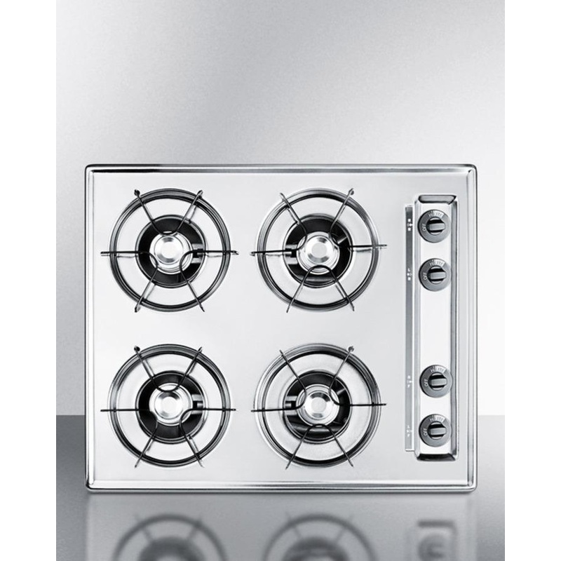 Summit ZNL03P 24″ Wide 4-burner Gas Cooktop