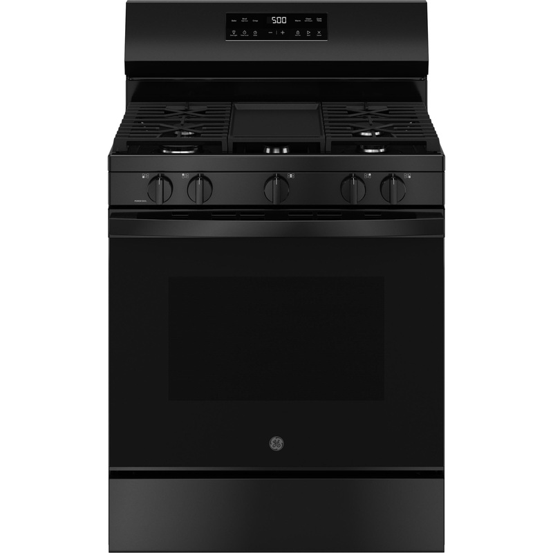 Ge Appliances GGF500PVBB Ge 30″ Free-Standing Gas Range With Crisp Mode