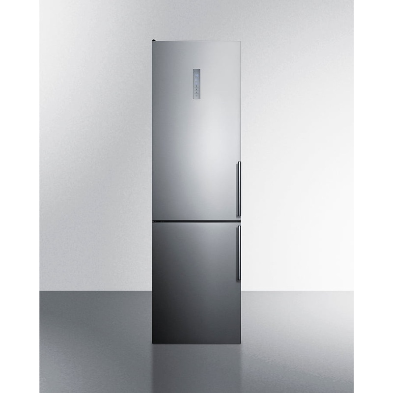 Summit FFBF192SSBIIMLHD 24″ Wide Built-In Bottom Freezer Refrigerator With Icemaker