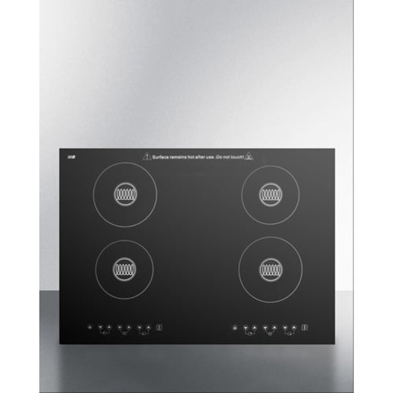 Summit SINC430220 30″ Wide 230-V 4-Burner Induction Cooktop