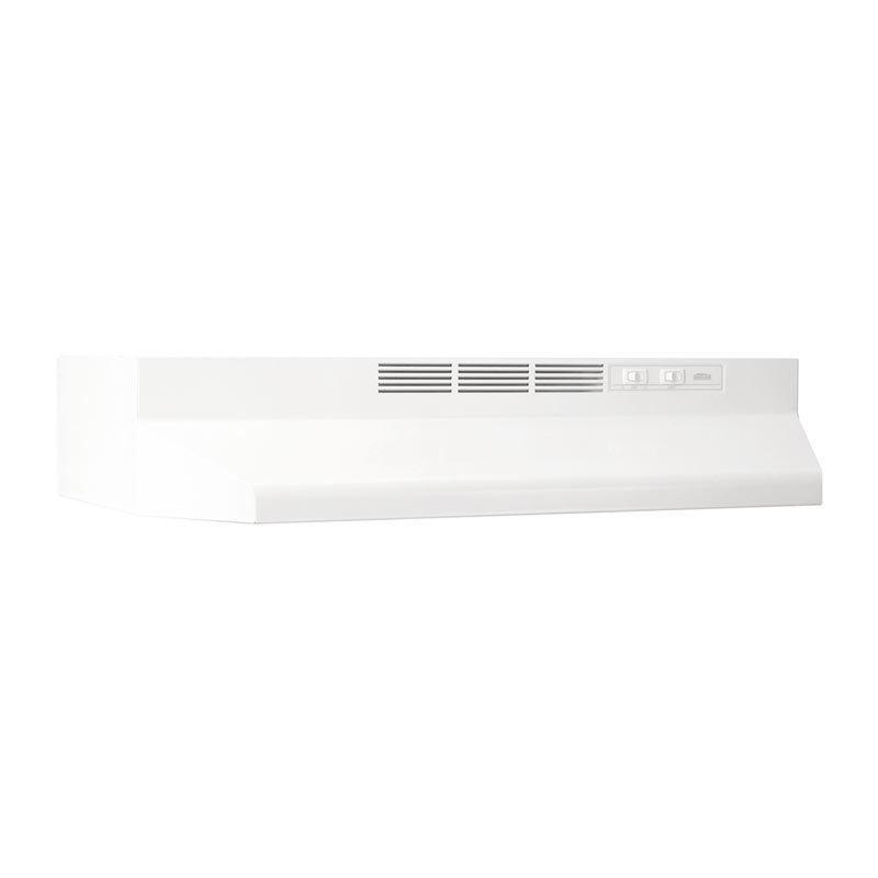Broan 413001L 30″ Ductless Under-Cabinet Range Hood With Light In White