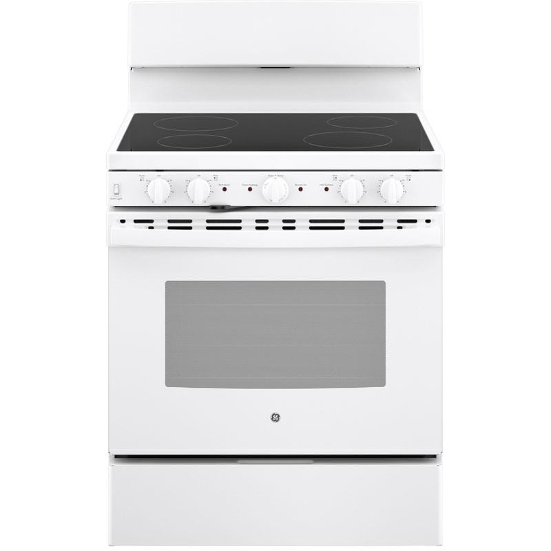 JB480DYWW GE ENERGY STAR 30″ Free-Standing Electric Radiant Smooth Cooktop Range
