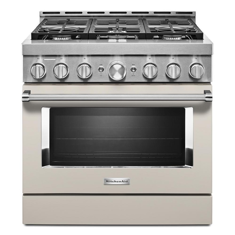 KFGC506JMH KitchenAid 36” Smart Commercial-Style Gas Range with 6 Burners