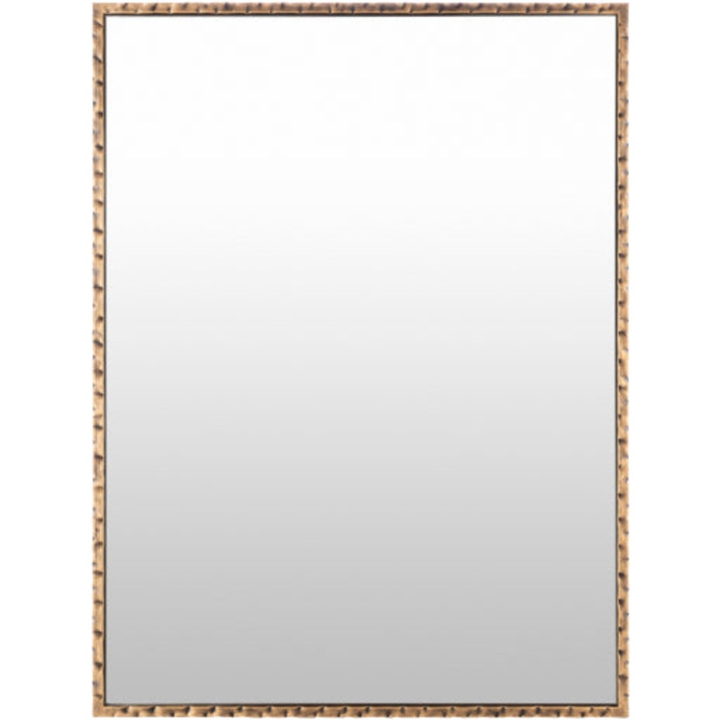 Majestic 38-inch Iron and Hammered Finish Accent Mirror