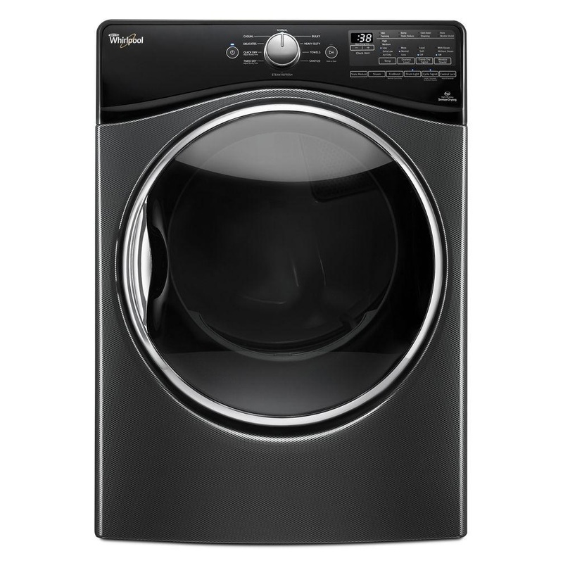 Whirlpool WGD92HEFBD 7.4 Cu. Ft. Front Load Gas Dryer with Advanced Moisture Sensing