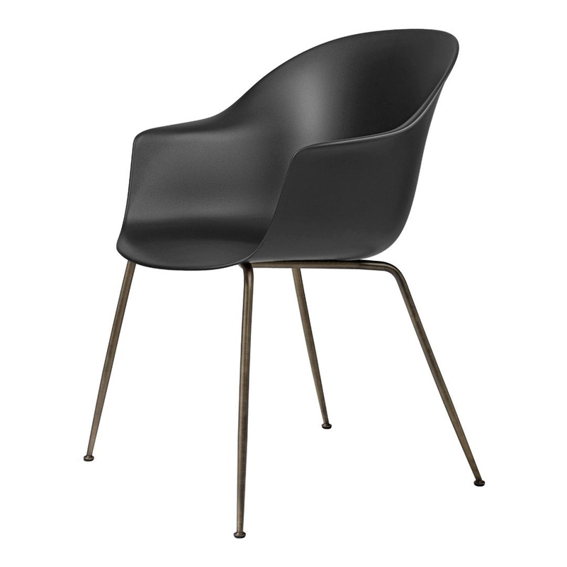 Bat Conic Base Dining Chair – Unupholstered
