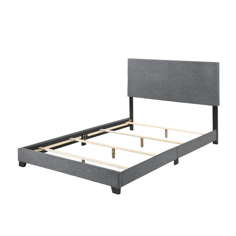 Beckville Upholstered Low Profile Standard Bed Zipcode Design Color: Smoke Linen Size: Full