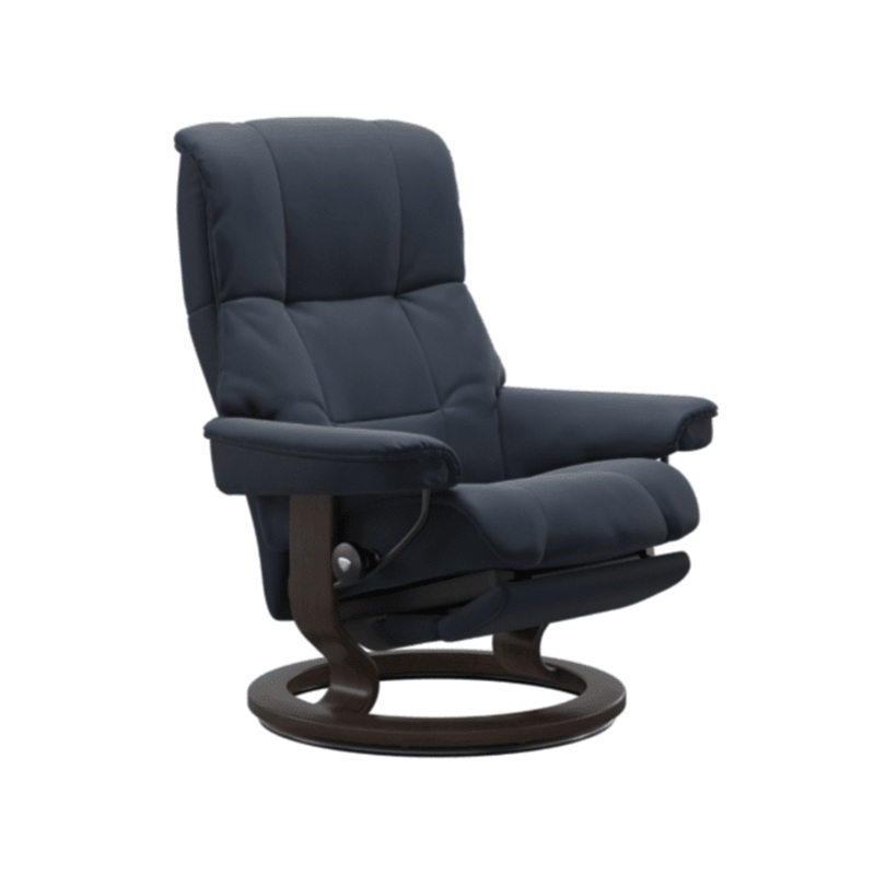 Stressless Mayfair chair Classic power  Large- Paloma Oxford Blue-****Floor Sample*****