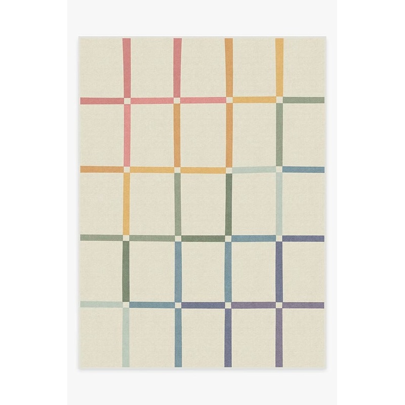 The Home Edit Joanna Ivory Rainbow Rug 8×10