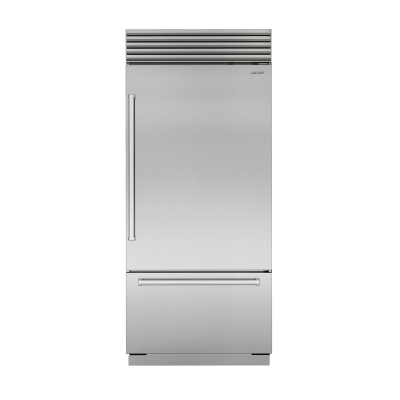 Sub-Zero CL3650UIDSPL 36″ Classic Over-And-Under Refrigerator/Freezer With Internal Dispenser