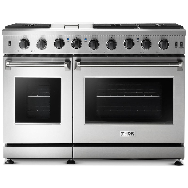 Thor Kitchen LRG4807ULP 48 Inch Gas Range In Stainless Steel – Liquid Propane