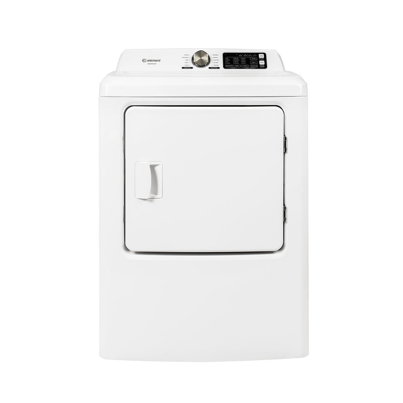 Element Appliance ETD7027ECW Element Electronics 7.0 Cu. Ft. Front Load Electric Dryer – White (Etd7027Ecw)