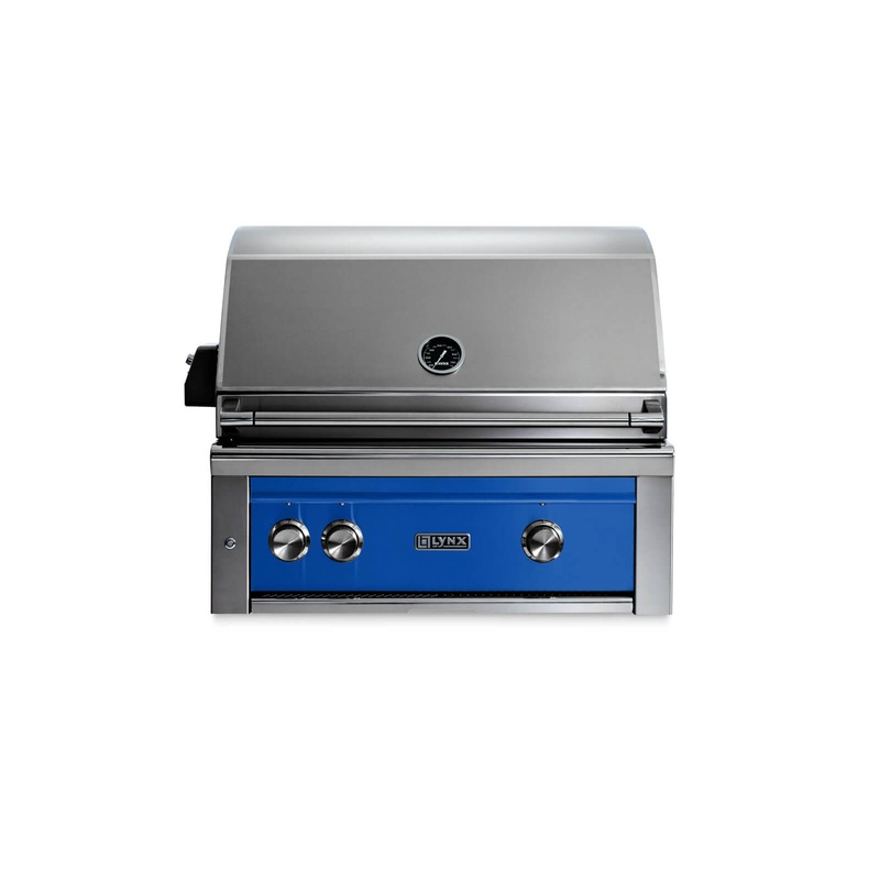 Lynx L30R3PBLP 30″ Built-In Grill W/ Rotisserie – Pacific Blue