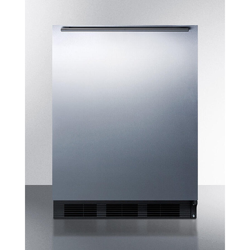 Summit CT663BKBISSHHADA 24″ Wide Built-In Refrigerator-Freezer, Ada Compliant